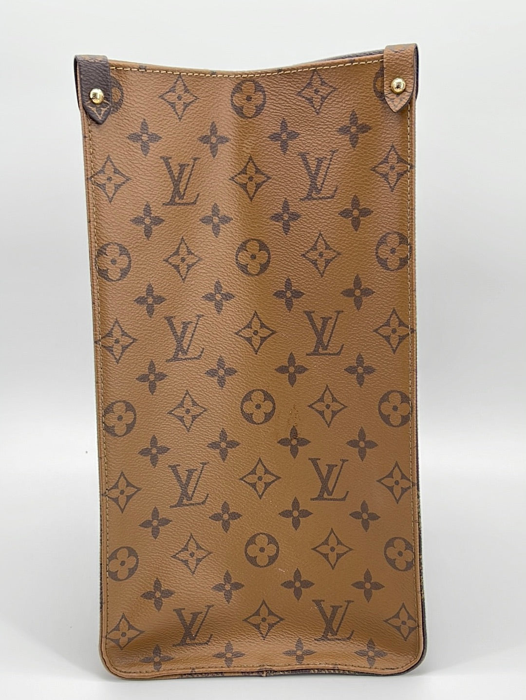 Louis Vuitton Monogram Giant Reverse Canvas Onthego GM Tote For Sale at  1stDibs