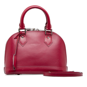 Louis Vuitton Epi Alma BB w/ Strap - Red Handle Bags, Handbags