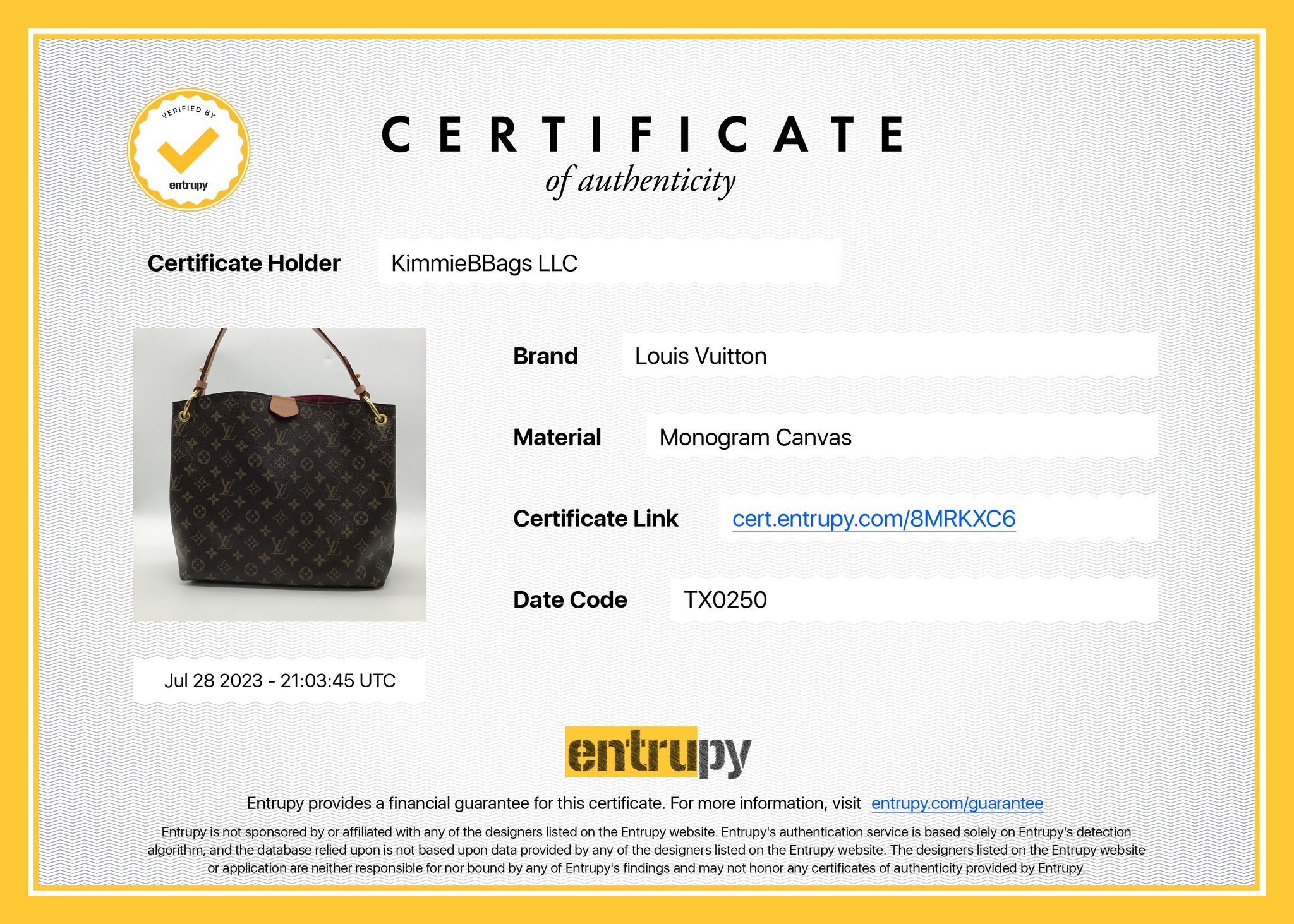 Louis Vuitton Damier Ebene Graceful PM 2023