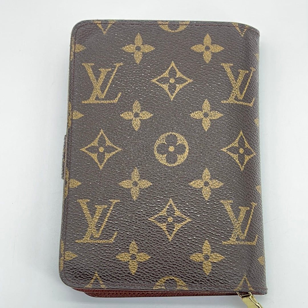 Preloved Louis Vuitton Monogram Porte Papier Zippe Bifold Wallet R89BWY6 040924 P