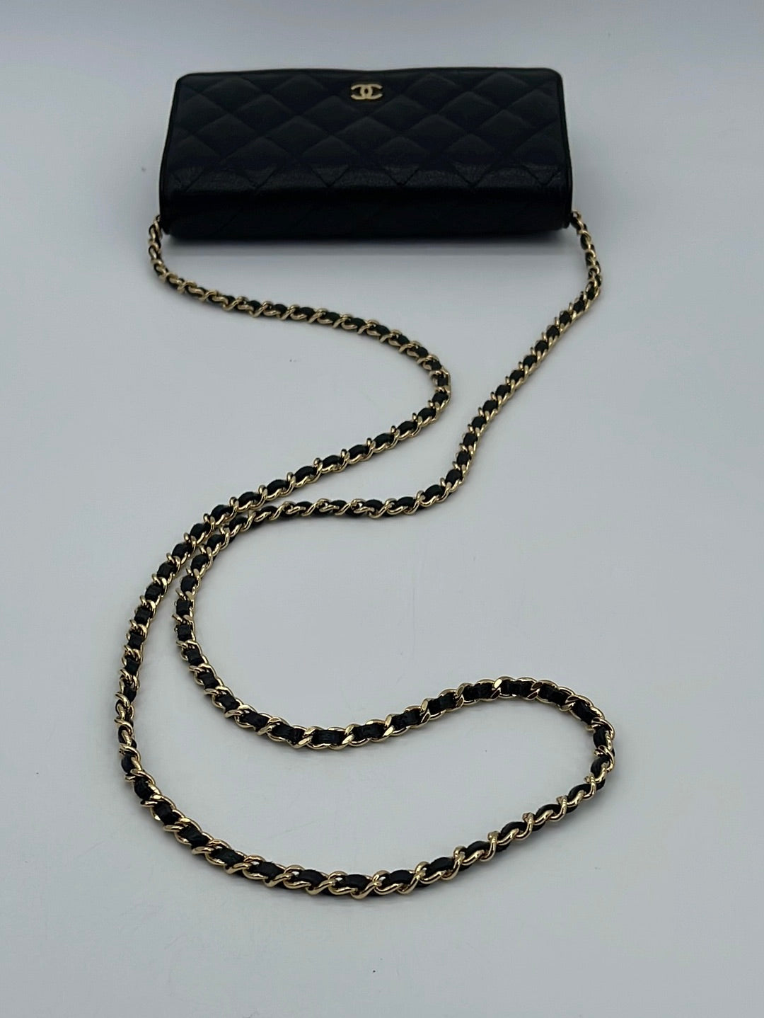 Chanel Wallet on Chain in Black Caviar - Preowned - The Consignment Cafe