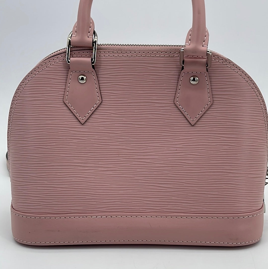 Preloved Louis Vuitton Raspberry Epi Alma BB Crossbody Bag MI0124 9212 –  KimmieBBags LLC
