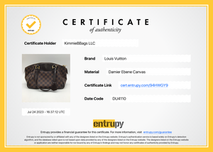 Preloved Louis Vuitton Verona mm Damier Ebene Tote DU1113 061223 Off