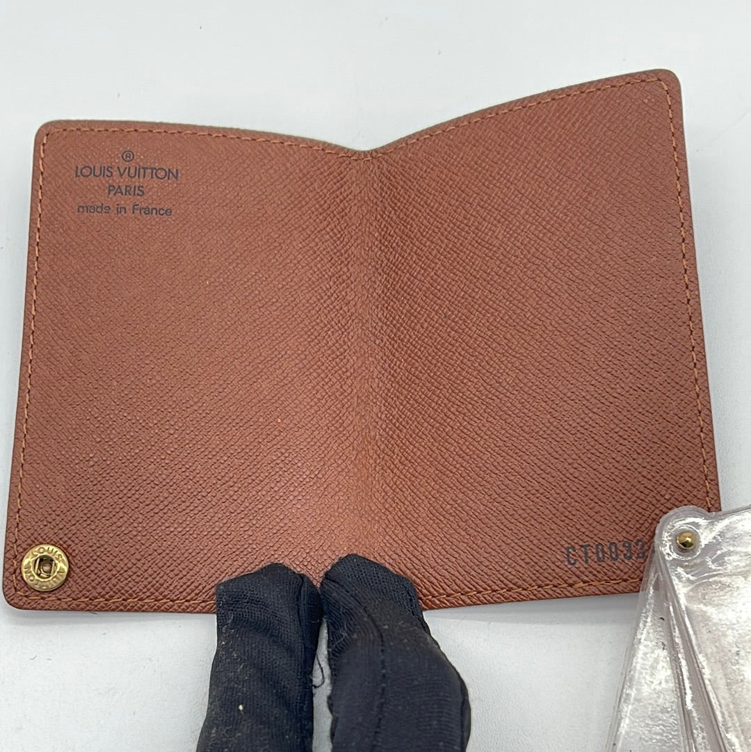 Louis Vuitton Monogram Card Case Porte cartes Pression Wallet 863080