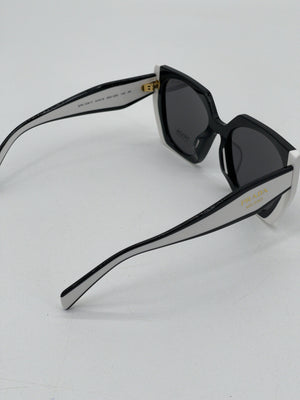 New Prada Black and White Sunglasses BP43531570 091024 H