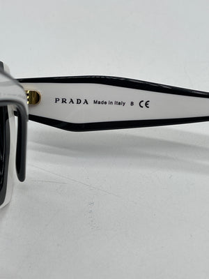 New Prada Black and White Sunglasses BP43531570 091024 H