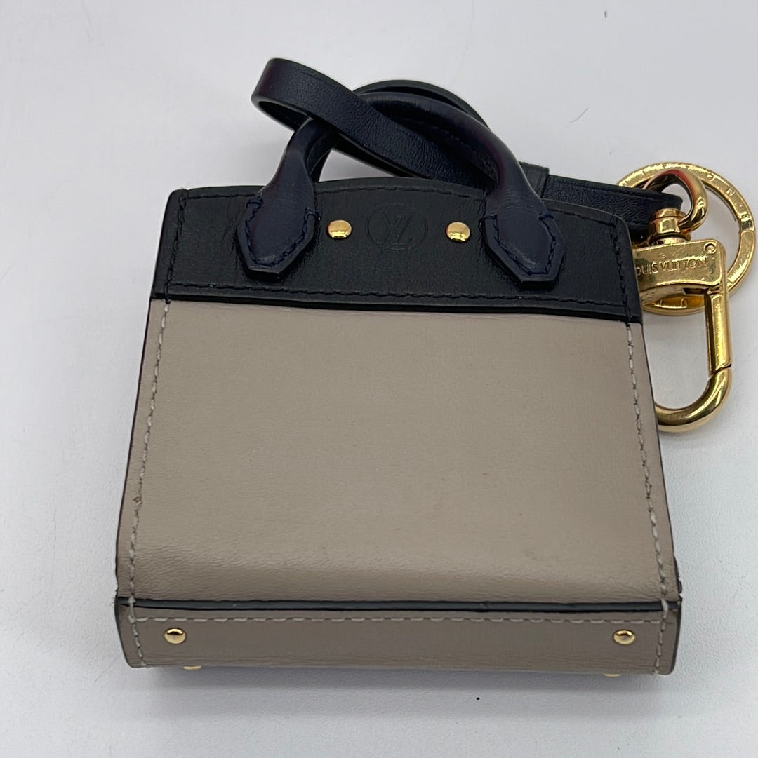 LOUIS VUITTON City steamer Bag Bag Charm Key Holder Leather pink