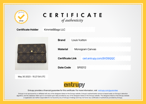 Louis Vuitton Tarjetero Preloved ✨ con caja $3200