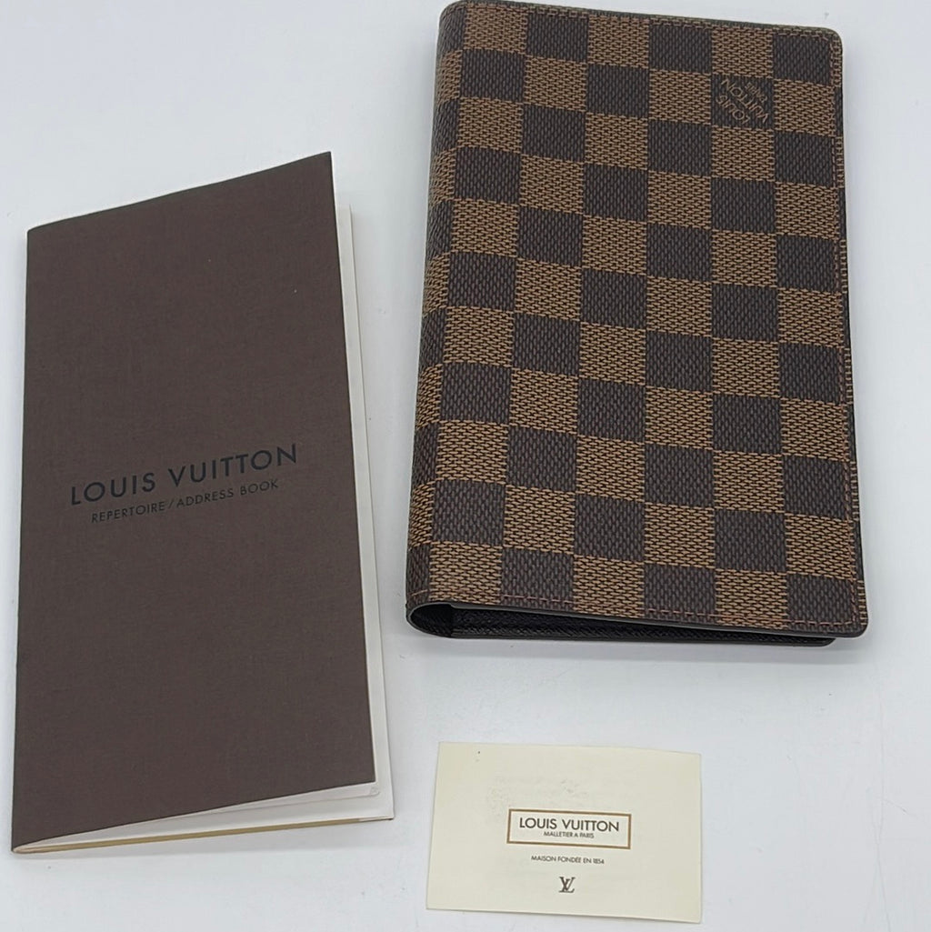 Preloved Louis Vuitton Damier Ebene Checkbook/Address Book Wallet KV92724 050724 H