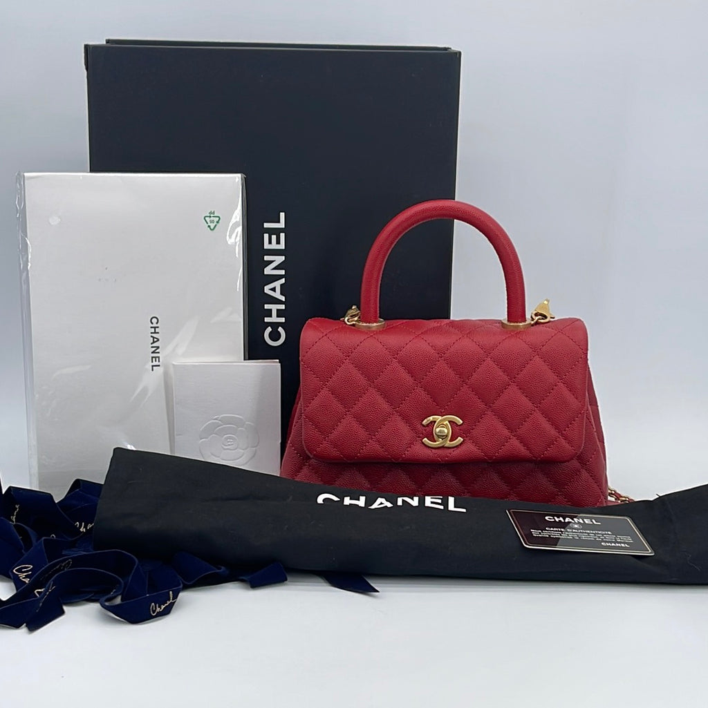 Preloved Chanel Pink Caviar Leather Business Affinity Flap Handbag 244 –  KimmieBBags LLC
