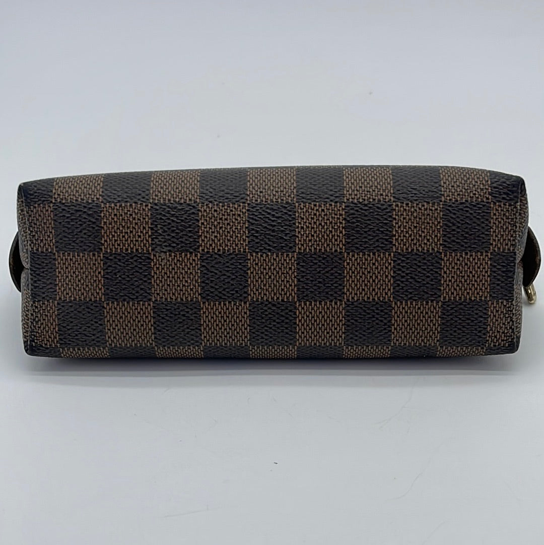 PRELOVED Louis Vuitton Damier Ebene Cosmetics Pouch CA0089 022724H