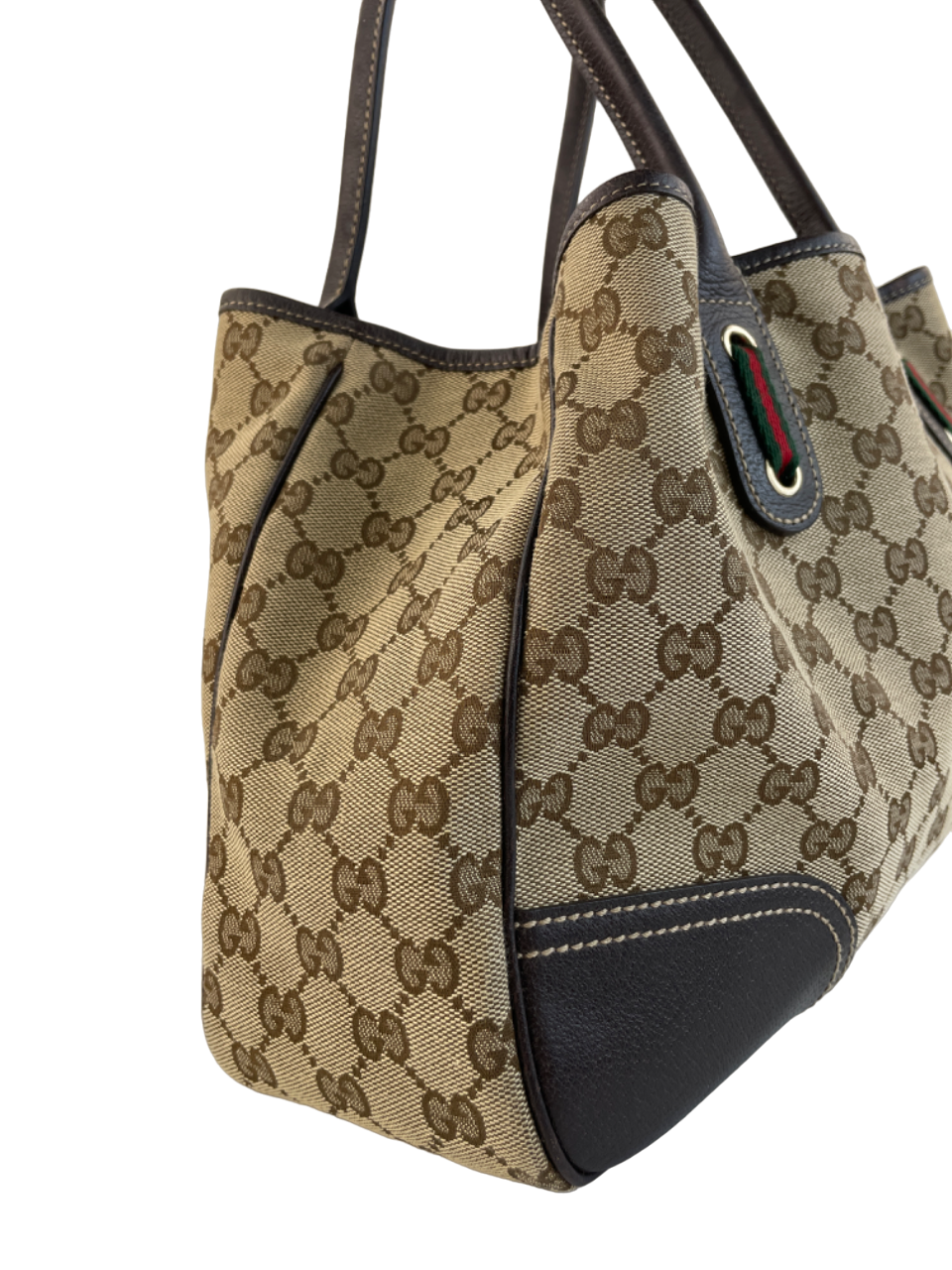Vintage Gucci GG Canvas Princy Tote Bag 163805002404 092723