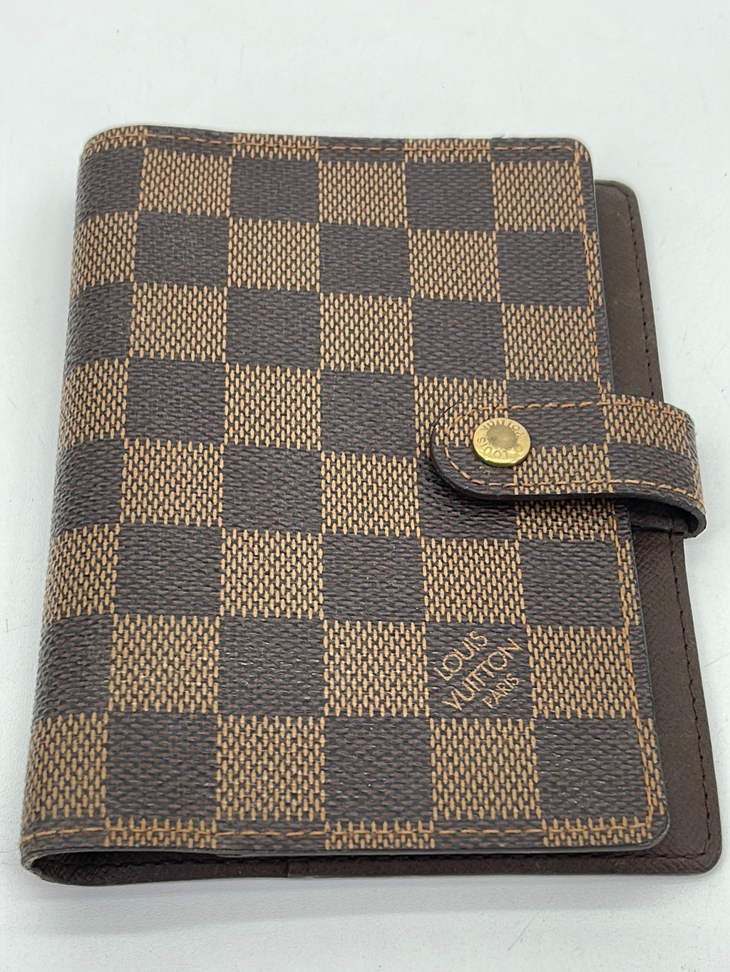 Preloved Louis Vuitton Damier Ebene Agenda PM Day Planner HHM6R96 041624 P