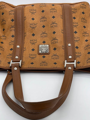 MCM Authentic cognac tote bag Tan - $295 (75% Off Retail) - From