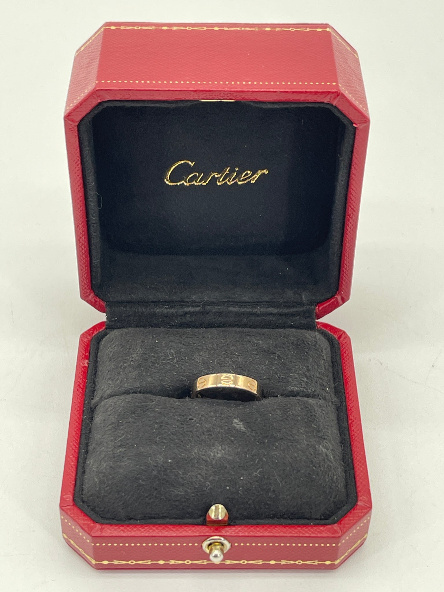 Preloved Cartier Rose Gold Love Ring 070224G