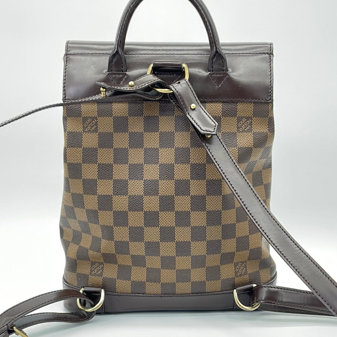 Vintage Louis Vuitton Damier Ebene Soho Backpack TH1918 011723 LS