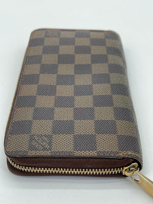 PRELOVED Louis Vuitton Damier Ebene Zippy Wallet W7XKDT6 041024 P