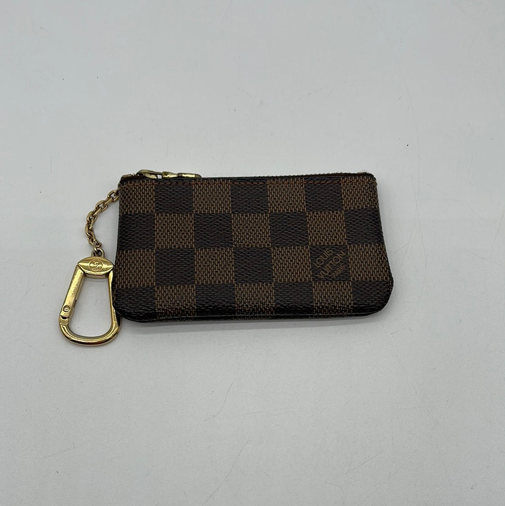 Preloved Louis Vuitton Damier Ebene Pochette Cles Coin Pouch YQVTWX4 041824 H