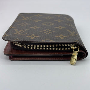 Preloved Louis Vuitton Monogram Porte Papier Zippe Bifold Wallet R89BWY6 040924 P