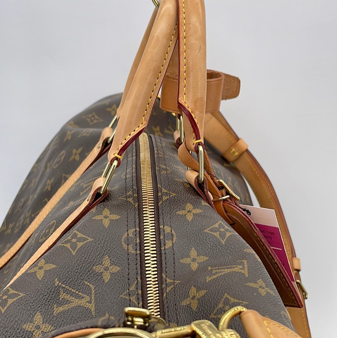 PRELOVED Louis Vuitton Keepall Bandouliere 55 Monogram Duffel Bag SD31 –  KimmieBBags LLC