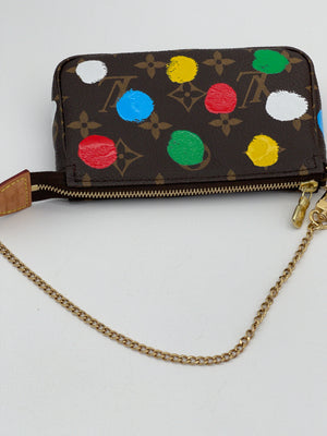 Preloved Louis Vuitton Monogram Kusama Infinity Dots Mini Pochette Accessories.  VTCKW37 082624 P