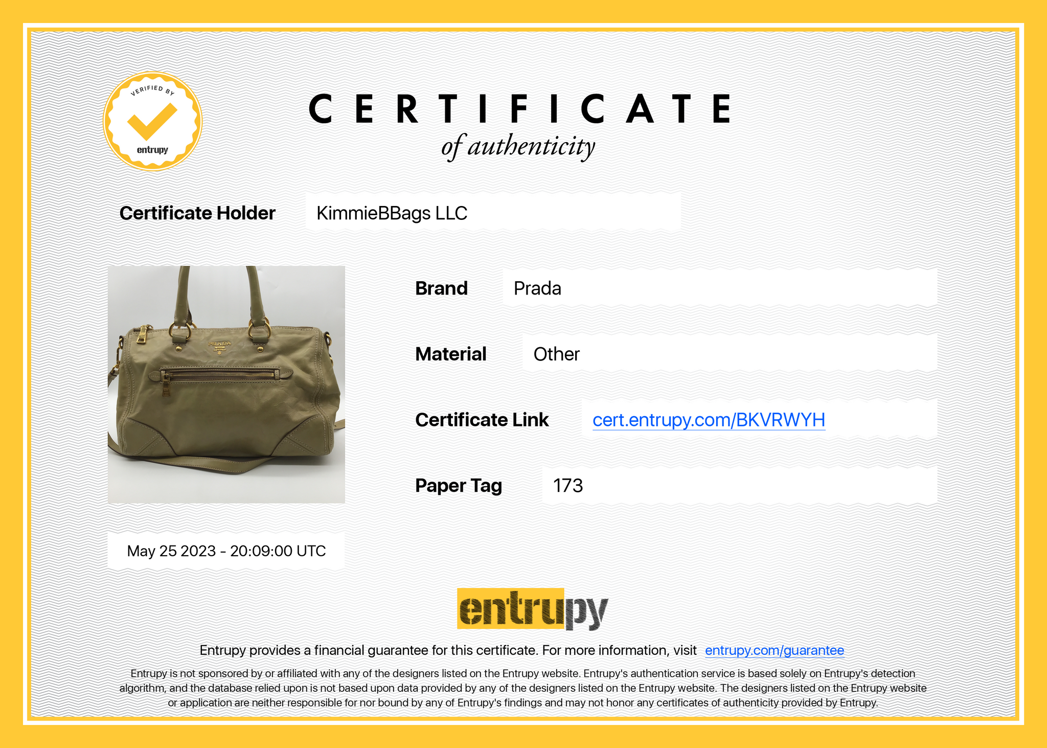 Handbag Prada Beige in Synthetic - 31688680