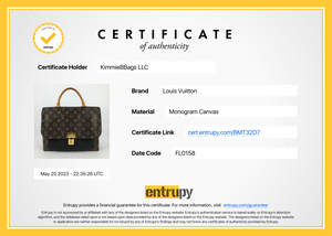 At Auction: Louis Vuitton Marignan Handbag Monogram Empreinte