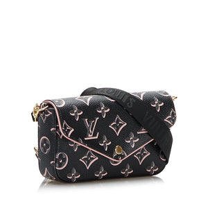 LV Felicie strap and go Bag Pink