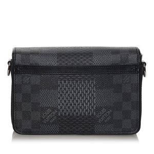 Louis Vuitton Black Damier Graphite Studio Messenger Bag Louis