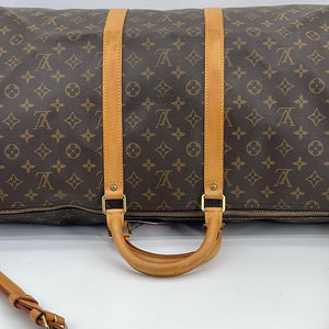 PRELOVED Louis Vuitton Keepall Bandouliere 55 Monogram Duffel Bag