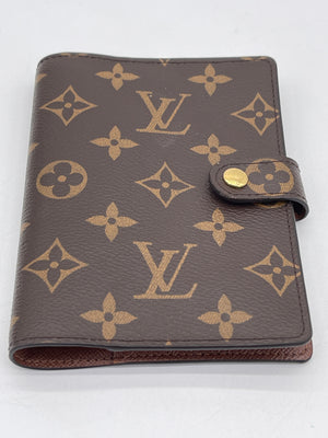 Preloved Louis Vuitton Monogram Agenda PM Day Planner Cover with Initials M.H 69KB2WC 061724 H