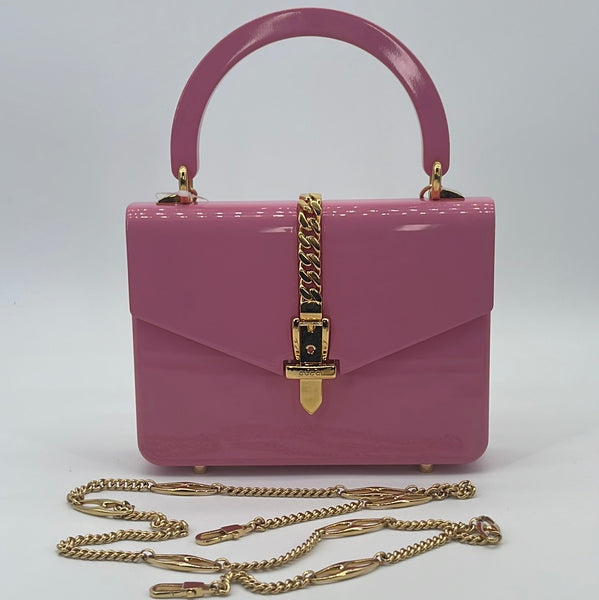 Gucci Shoulder Bag Pink Plastic ref.216350 - Joli Closet