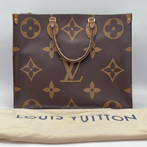 PRELOVED Louis Vuitton OnTheGo Tote Reverse Monogram Giant GM DU3169 0 –  KimmieBBags LLC