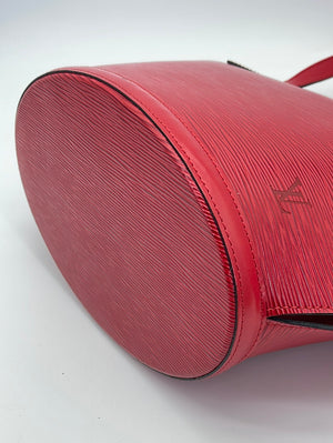 Louis Vuitton St Jacques GM Shoulder Bag in Epi Carmine Red -SOLD