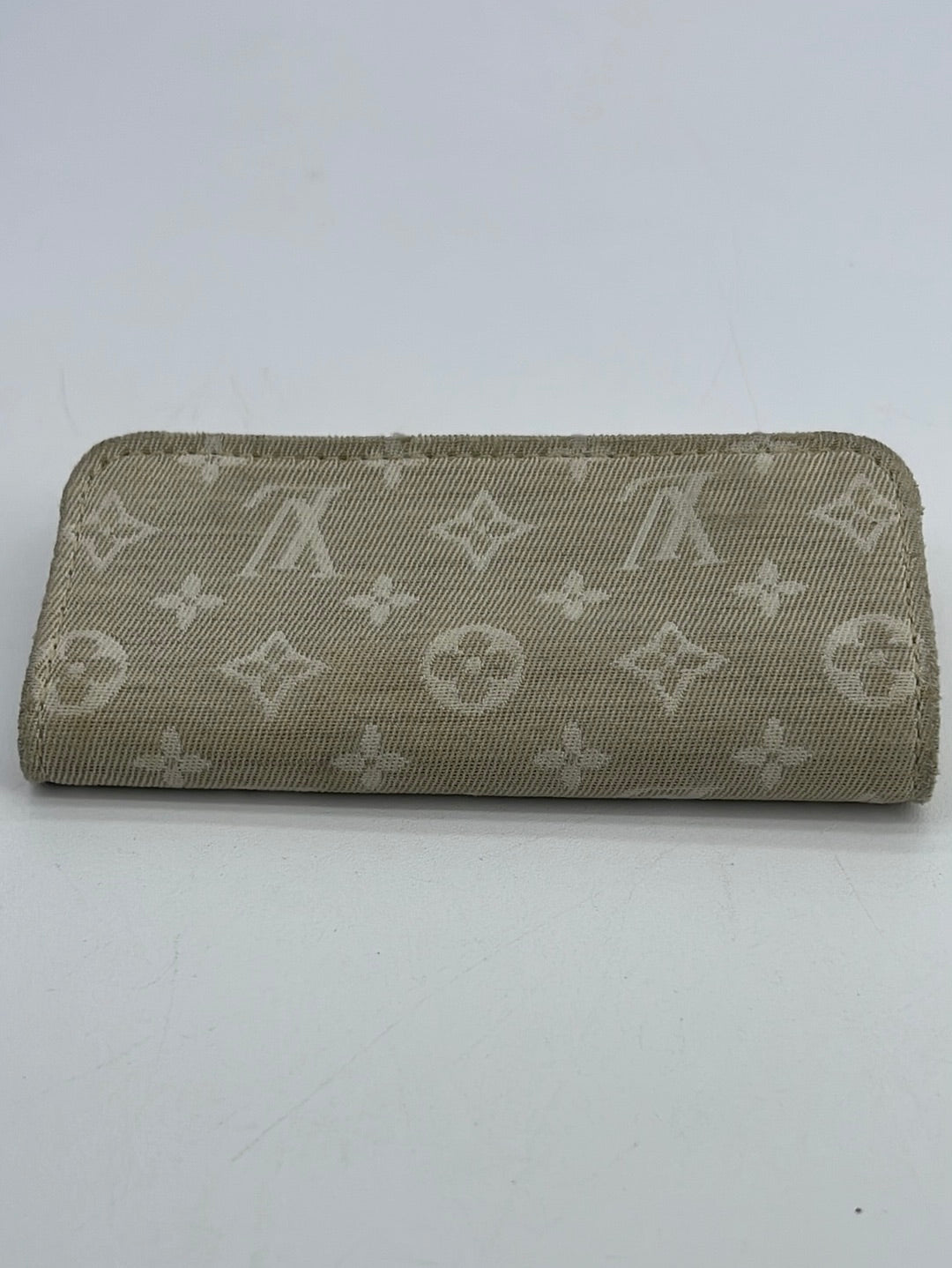 Louis Vuitton Mongram Mini Lin Canvas 4 Key Case Holder