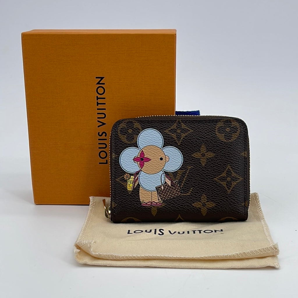 Louis Vuitton Zippy Coin Purse Limited Edition Vivienne Xmas Damier Brown  2174942