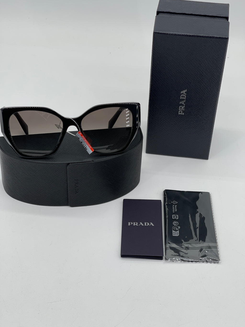 New Prada Black Sunglasses BP01923593G 091024 H