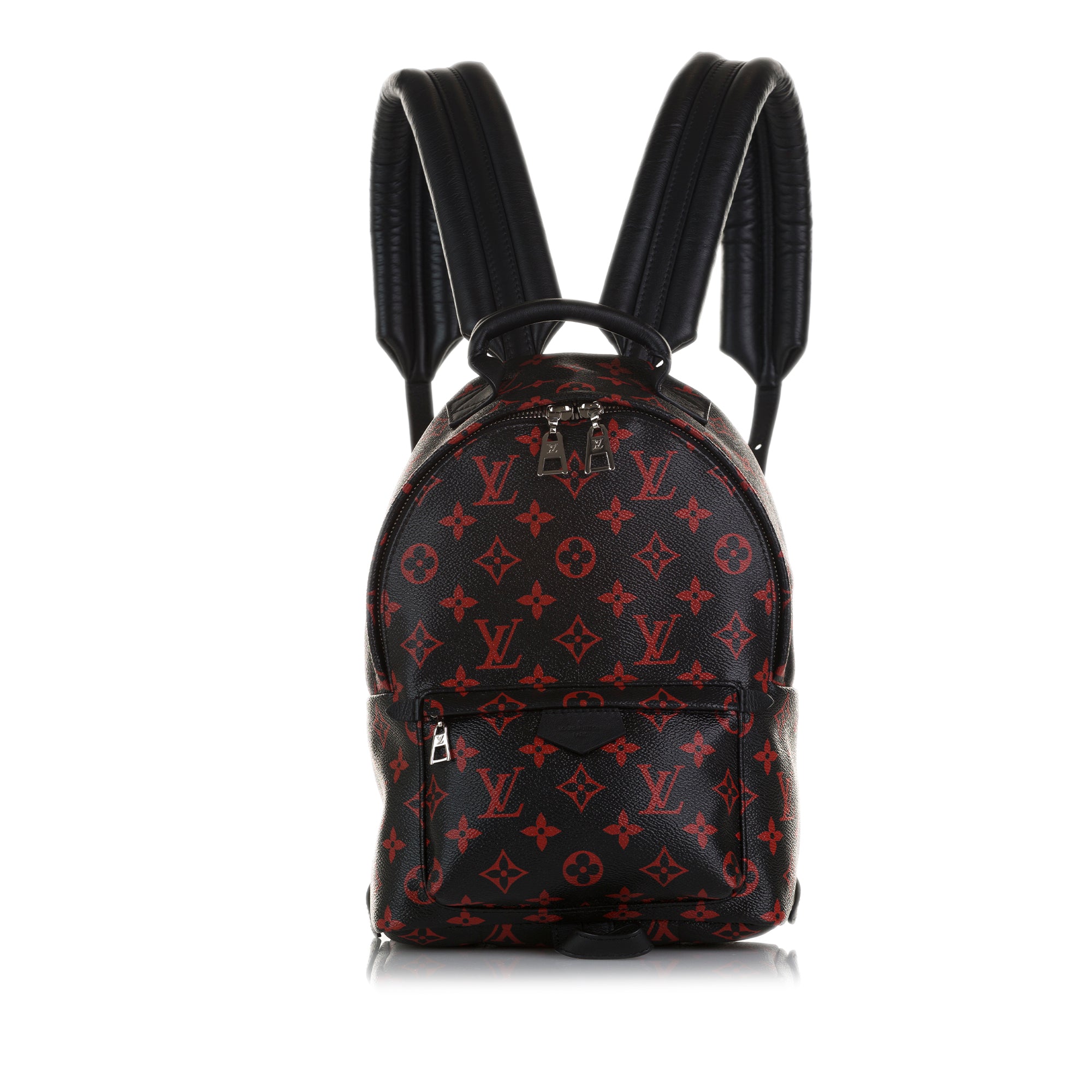 Louis Vuitton Backpack Palm Springs Monogram Infrarouge Mini Black Red - US