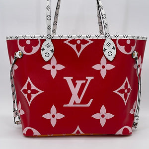 Louis Vuitton Monogram Neverfull mm, Red