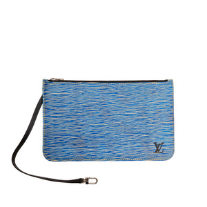 Louis Vuitton Neverfull Blue Cream Leather ref.119958 - Joli Closet
