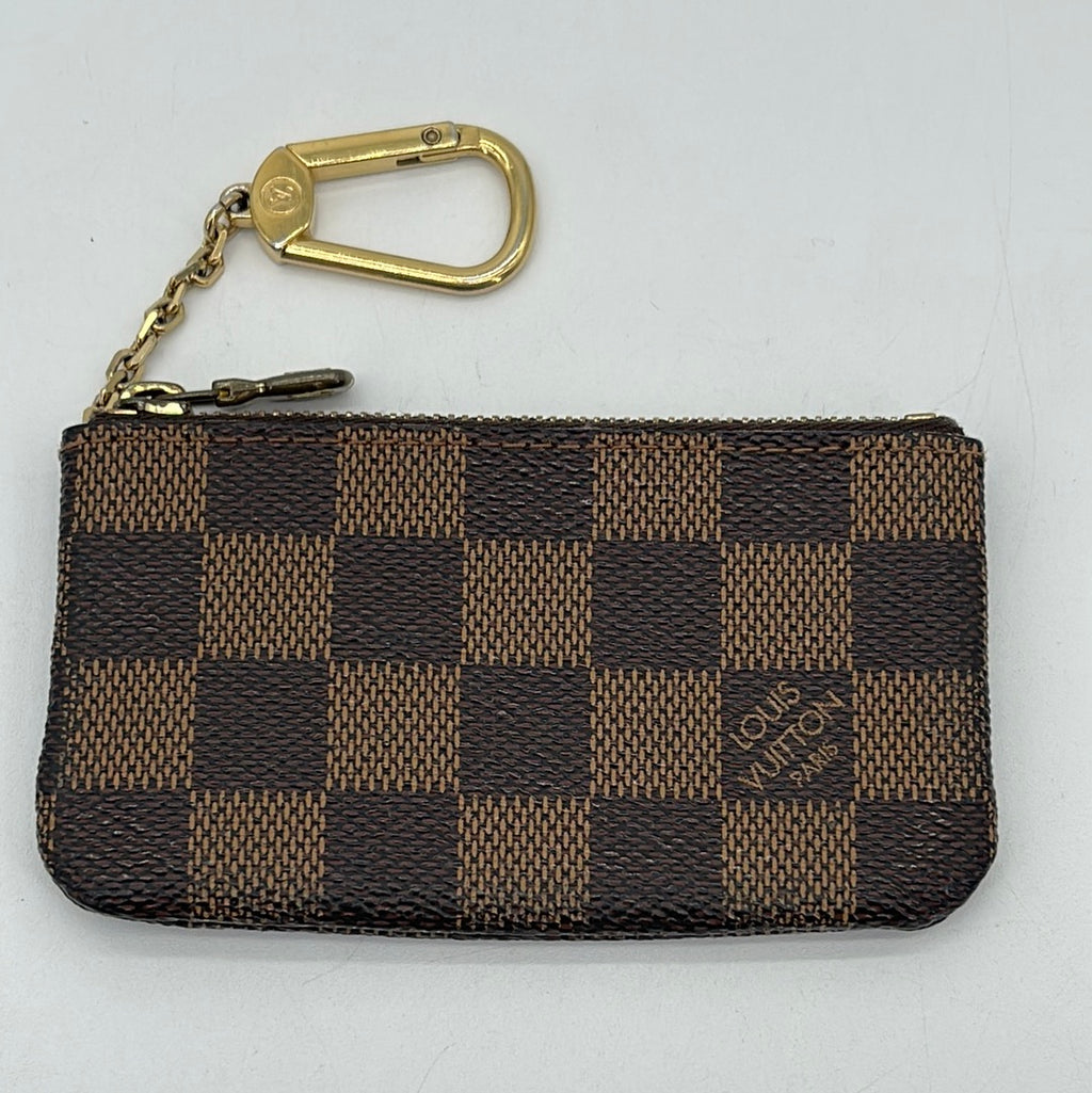 Preloved Louis Vuitton Damier Ebene Pochette Cles Coin Pouch 43GB7Y2 042424 H