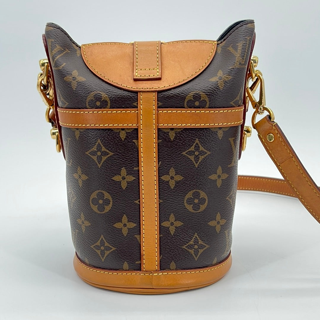 Louis Vuitton Duffle Bag Small, Monogram, Preowned in Dustbag WA001