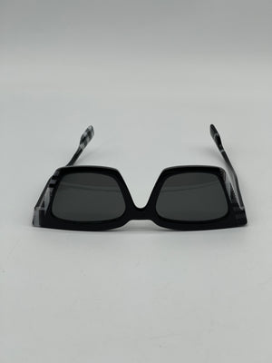 New Burberry Black and White Briar Sunglasses BY06407662G 100824 P