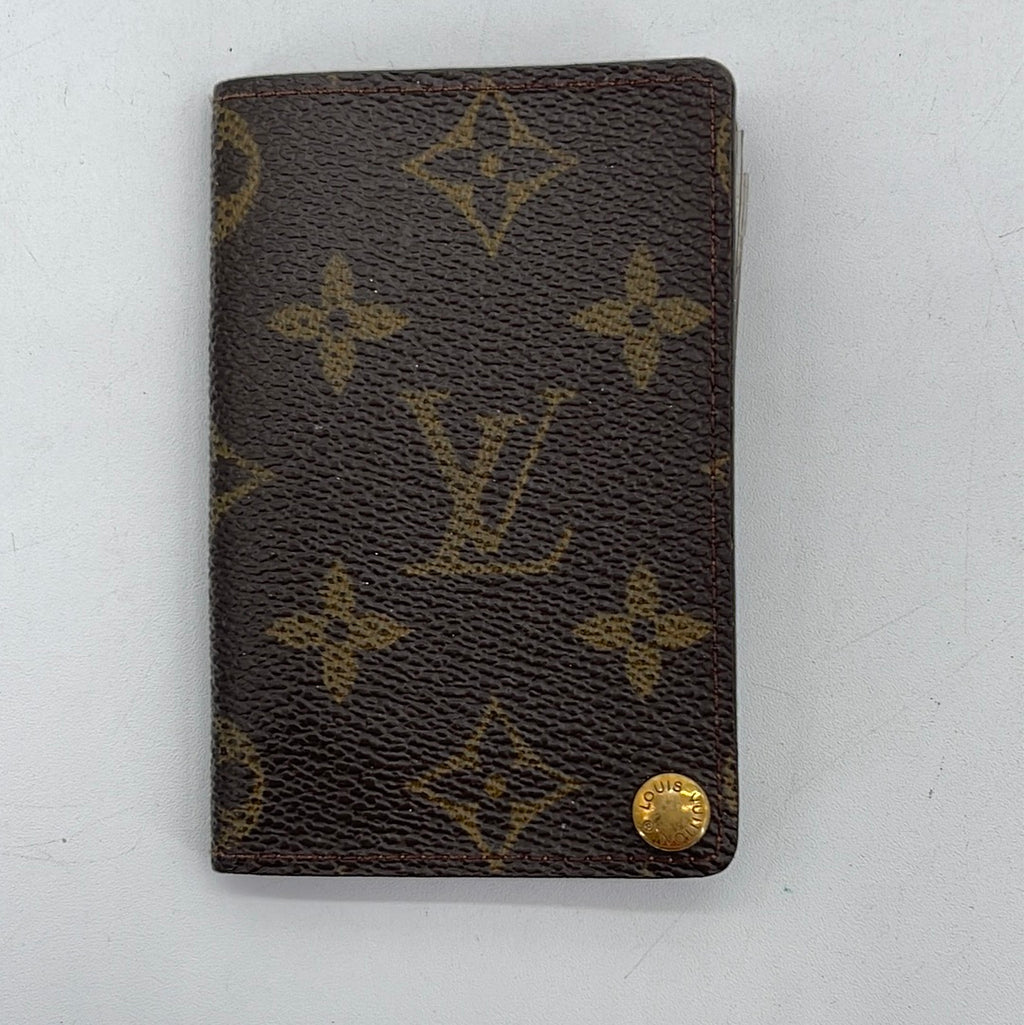 Preloved Louis Vuitton Monogram Canvas Porte Cartes Pression Card Case T2MKD9R 052424 P