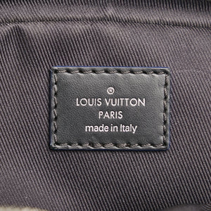 Black Louis Vuitton Damier Graphite Renaissance Map Danube Slim PM