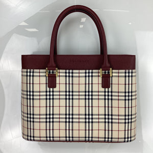 Preloved BURBERRY Nova Check Canvas Tote Bag B6XB8R2 050124 B