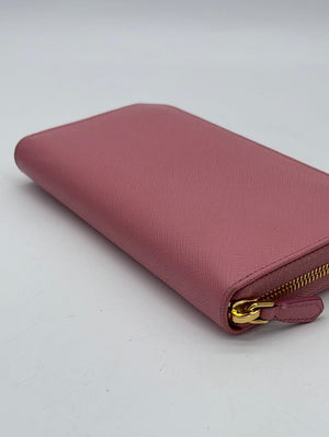 Preloved Prada Pink Bow Saffiano Leather Long Wallet RV4JJMR 052424 H