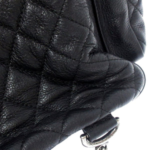 Preloved Chanel Black Quilted Goatskin Medium Airlines Casual Rock Backpack. C9V3D9X 082224 Y