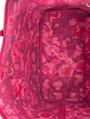 Louis Vuitton Pink Monogram Canvas Ikat Flower Neverfull MM