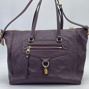 Pre-Loved Louis Vuitton Purple Handbag